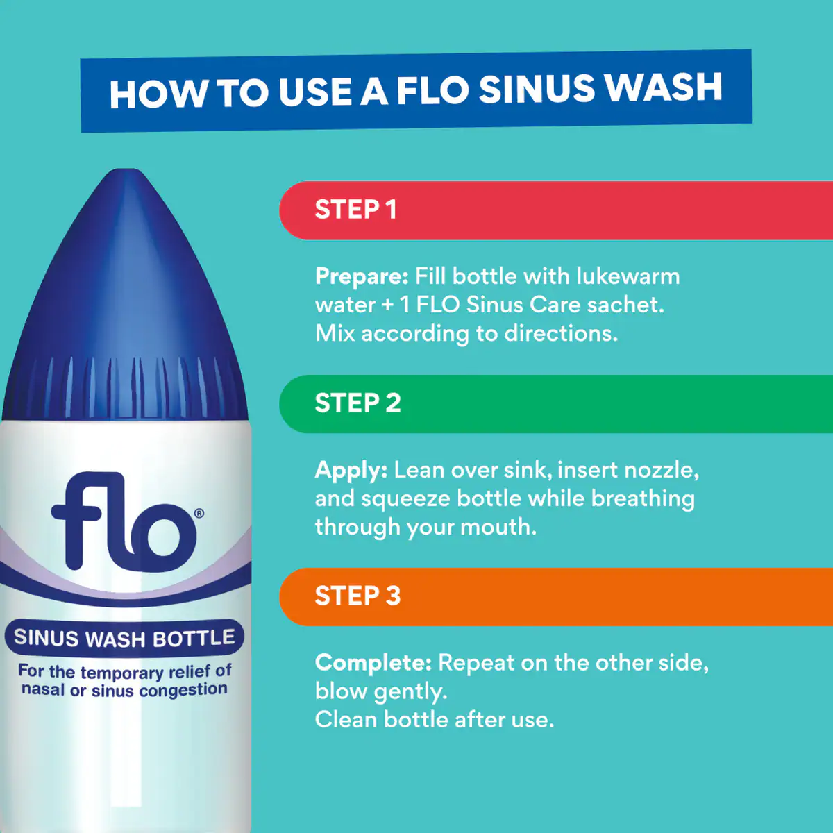 Thumbnail Flo Sinus Care Refill Sachets 100 Pack