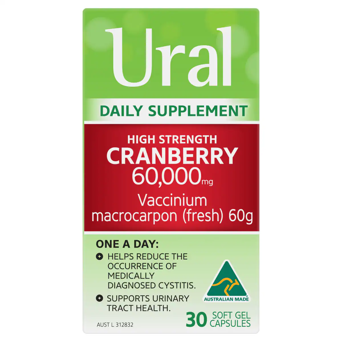 Thumbnail Ural High Strength Cranberry 60000mg 30 Capsules
