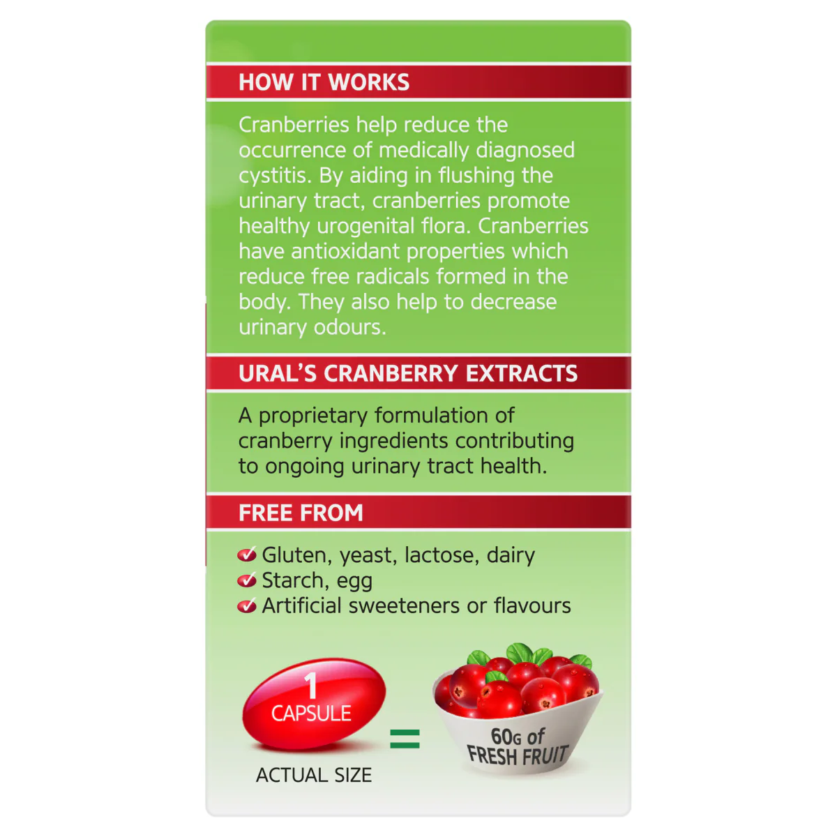 Thumbnail Ural High Strength Cranberry 60000mg 30 Capsules