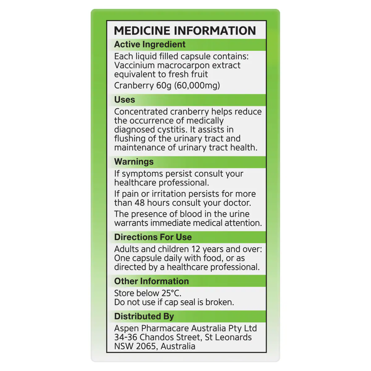 Thumbnail Ural High Strength Cranberry 60000mg 30 Capsules