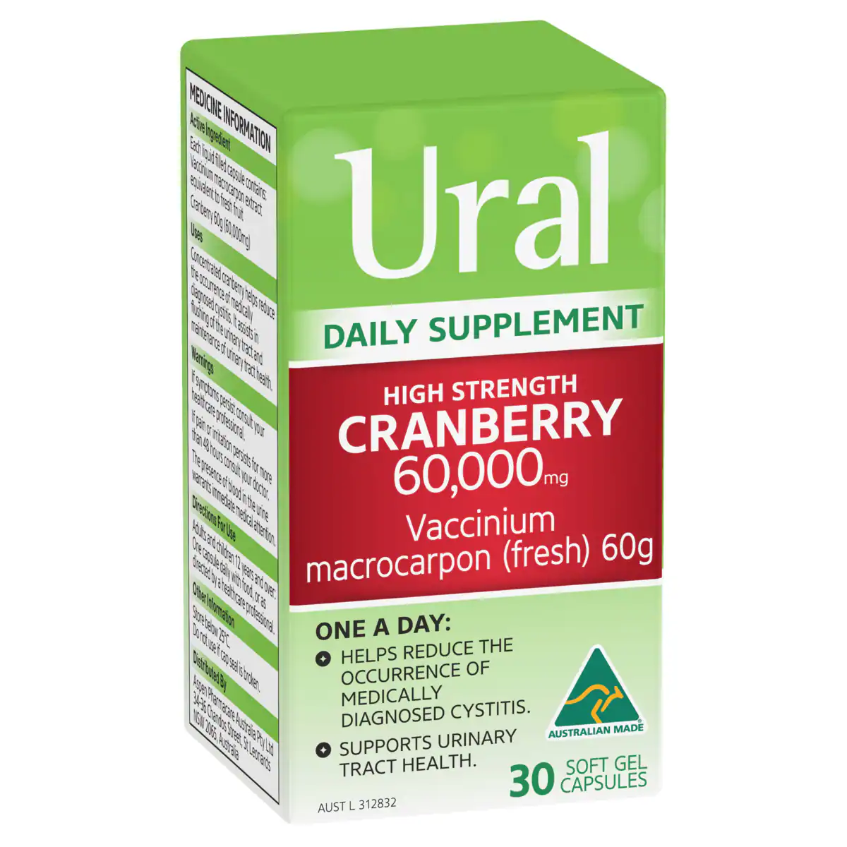 Thumbnail Ural High Strength Cranberry 60000mg 30 Capsules