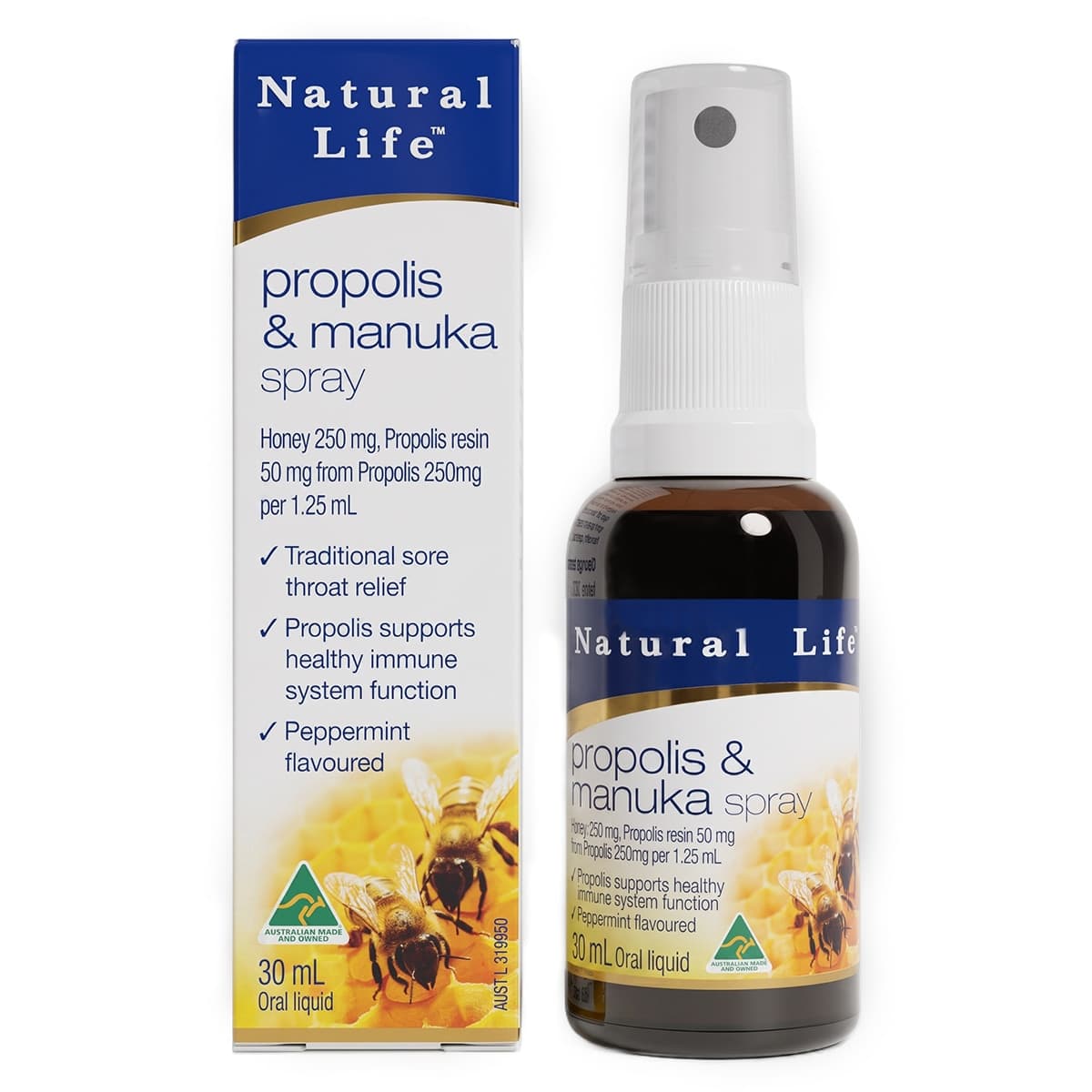 Thumbnail Natural Life Propolis & Manuka Honey Spray 30ml