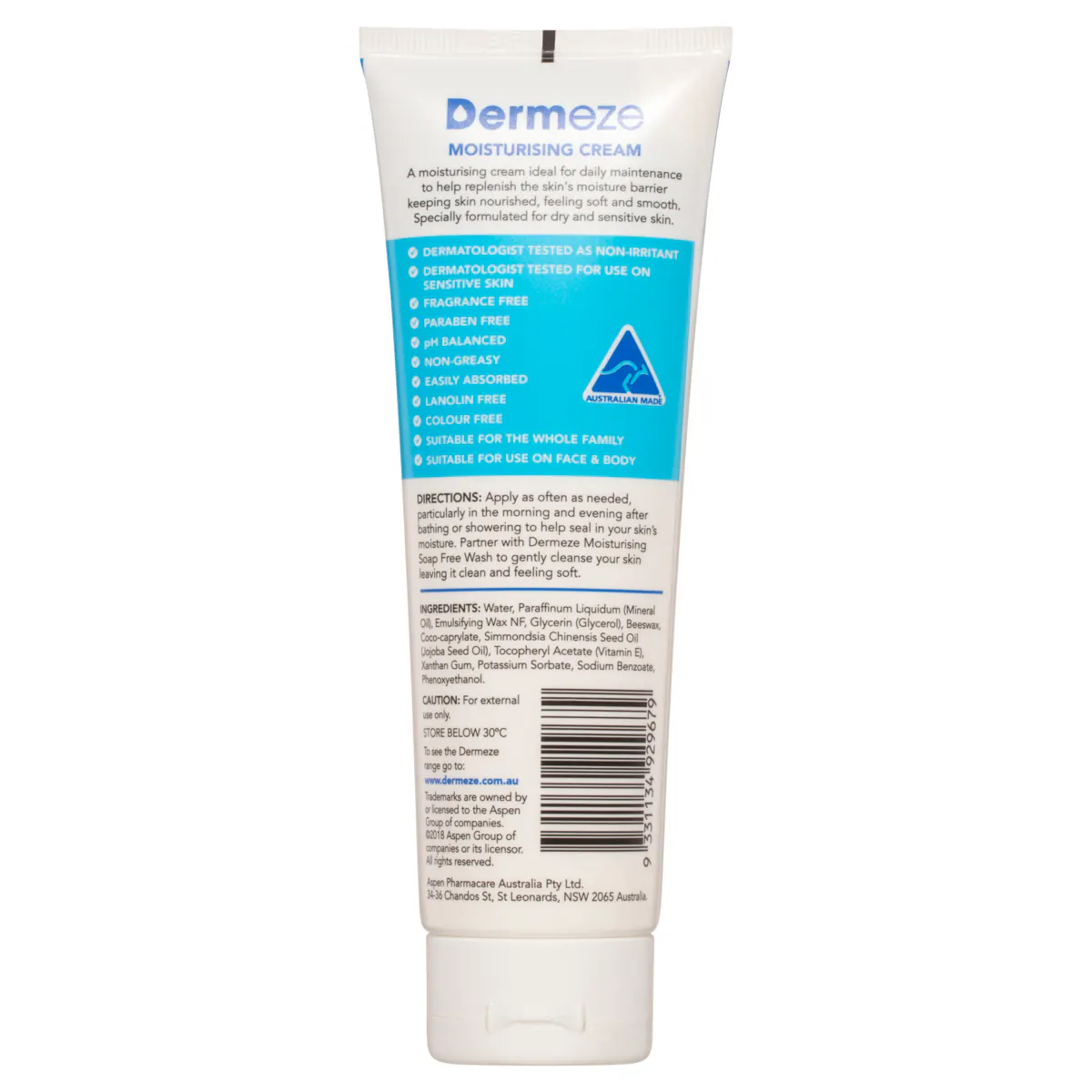 Thumbnail Dermeze Moisturising Cream 100g