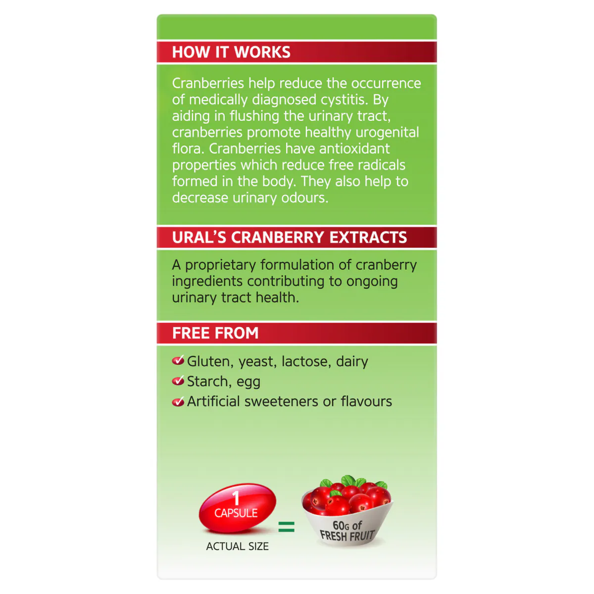 Thumbnail Ural High Strength Cranberry 60000mg 90 Capsules