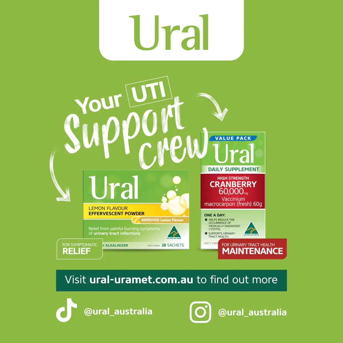 Thumbnail Ural High Strength Cranberry 60000mg 90 Capsules