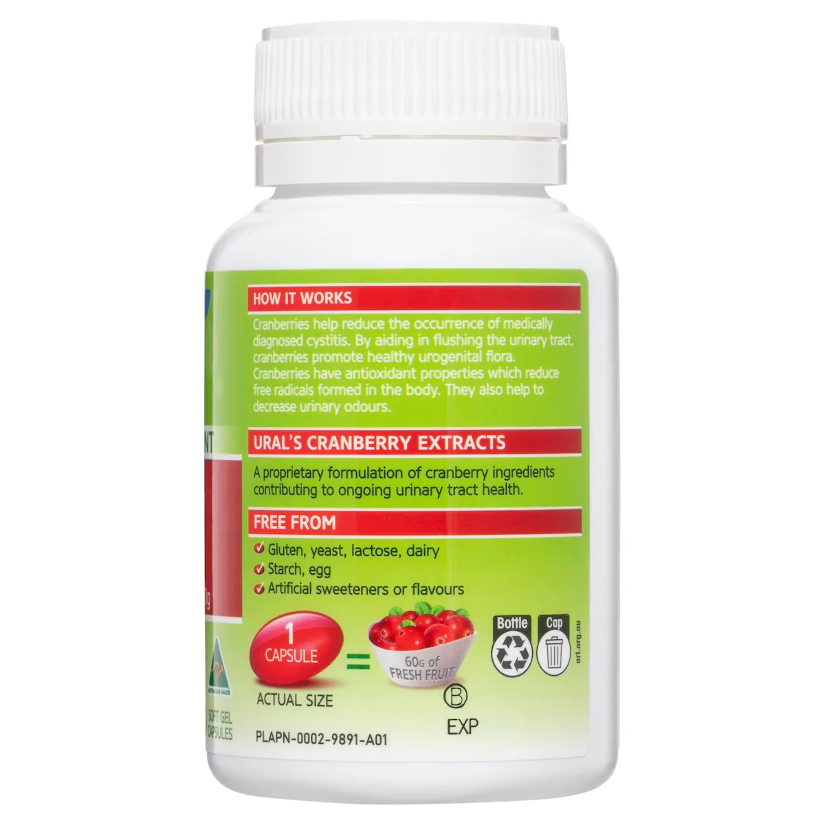 Thumbnail Ural High Strength Cranberry 60000mg 90 Capsules