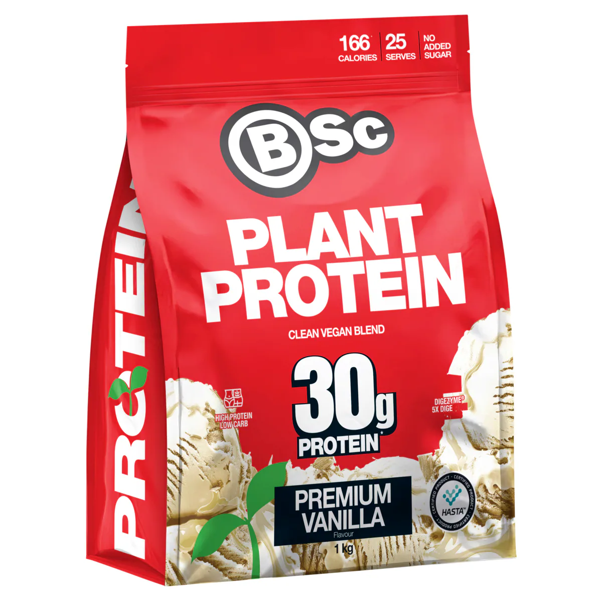 Thumbnail BSc Clean Plant Protein Premium Vanilla 1kg