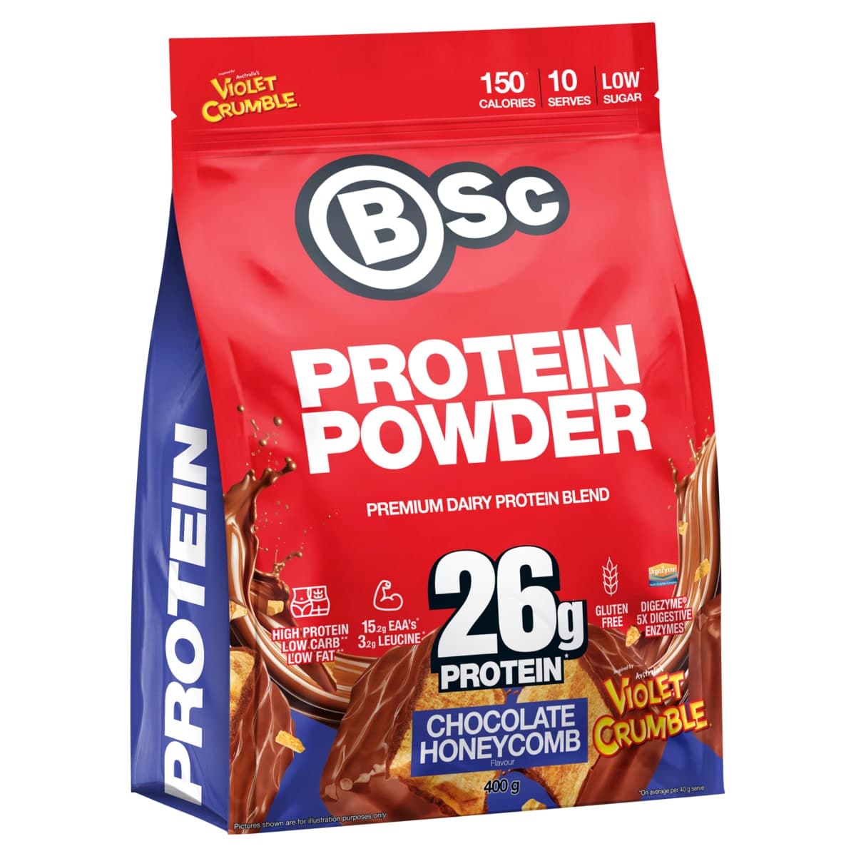 Thumbnail BSc x Violet Crumble Protein Powder Choco Honeycomb 400g