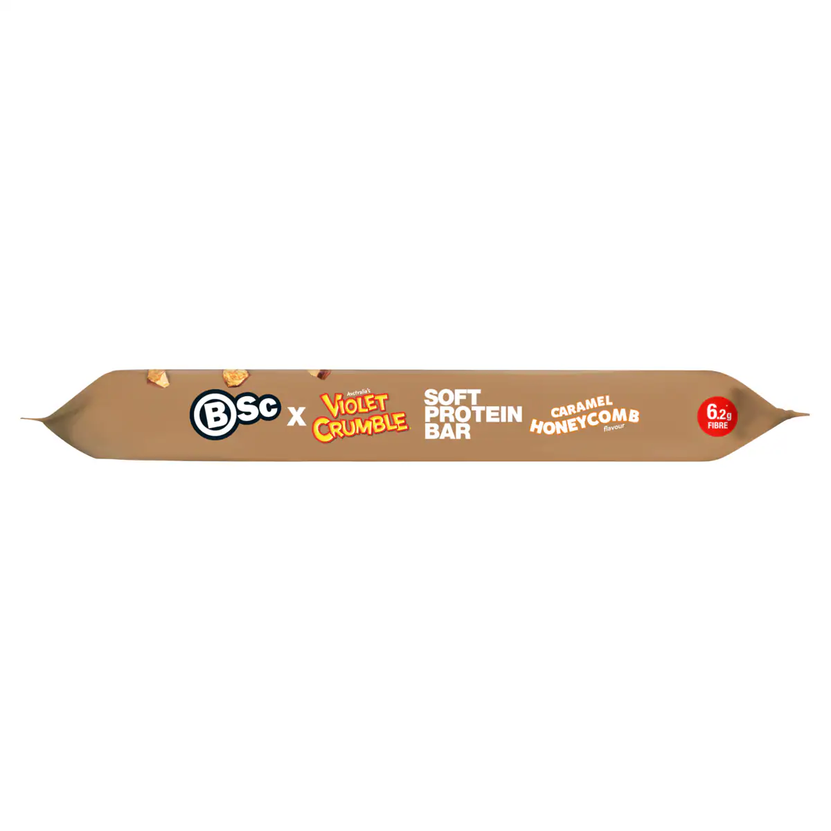 Thumbnail BSc x Violet Crumble Soft Protein Bars Caramel Honeycomb Box 12 x 55g