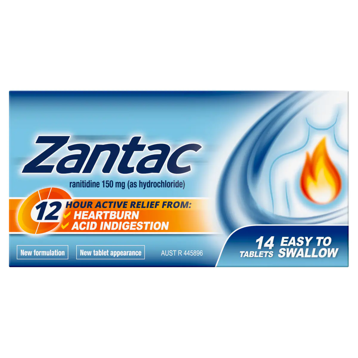 Thumbnail Zantac Heartburn & Indigestion Relief 150mg - 14 Tablets