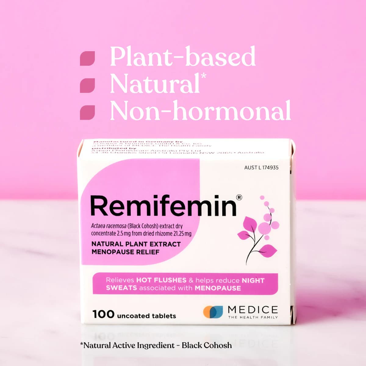 Thumbnail Remifemin Menopause Symptom Relief 200 Tablets