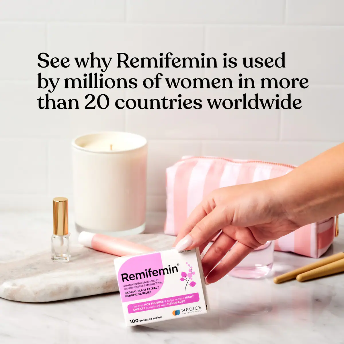 Thumbnail Remifemin Menopause Symptom Relief 200 Tablets