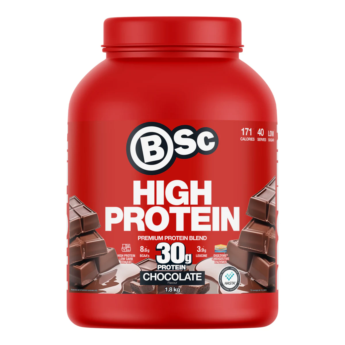 Thumbnail BSc High Protein Powder Chocolate - 1.8kg