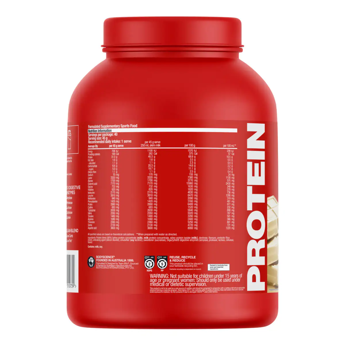 Thumbnail BSc High Protein Powder Vanilla - 1.8kg