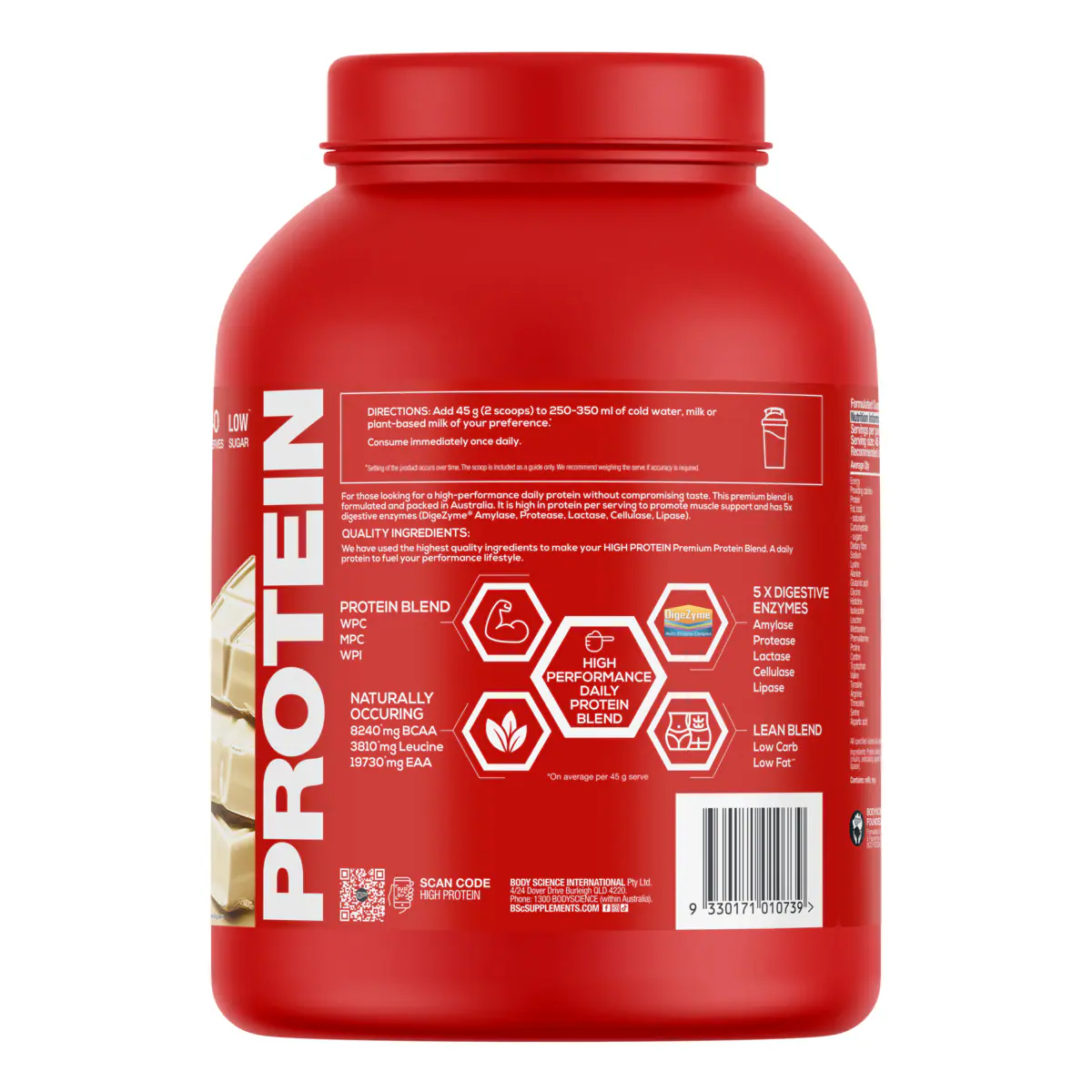 Thumbnail BSc High Protein Powder Vanilla - 1.8kg