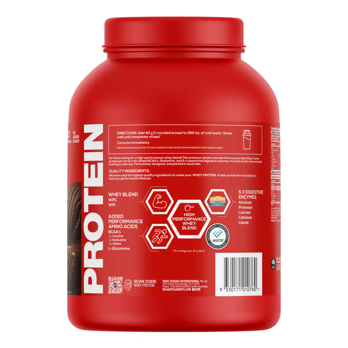 Thumbnail BSc Whey Protein Powder Chocolate - 1.8kg