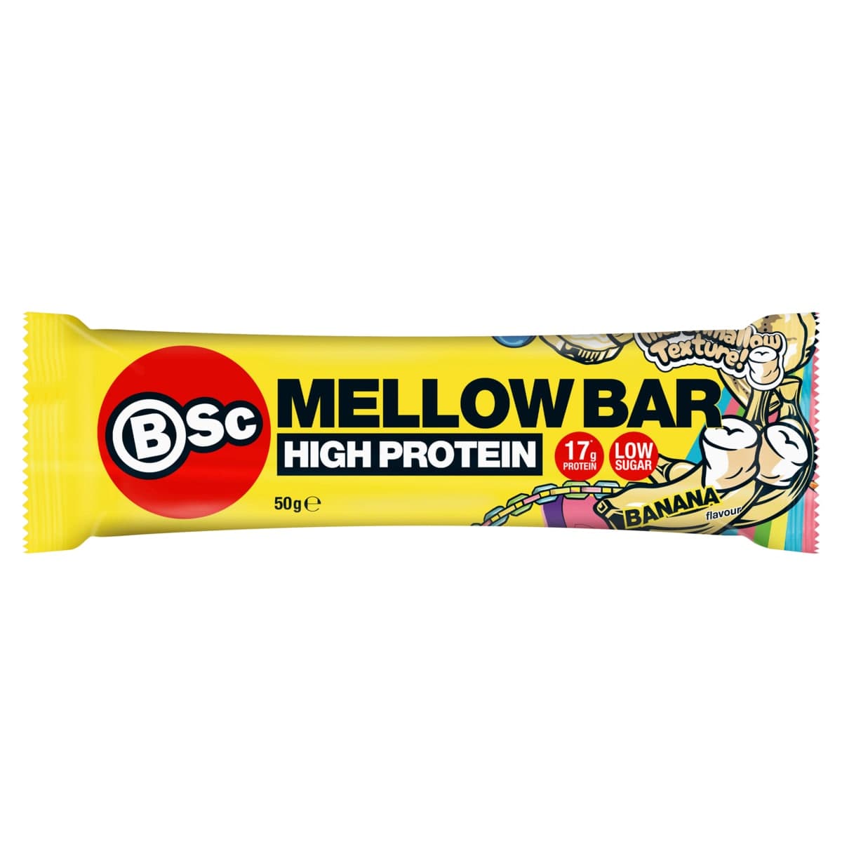 Thumbnail BSc High Protein Mellow Bar Banana 12 x 50g