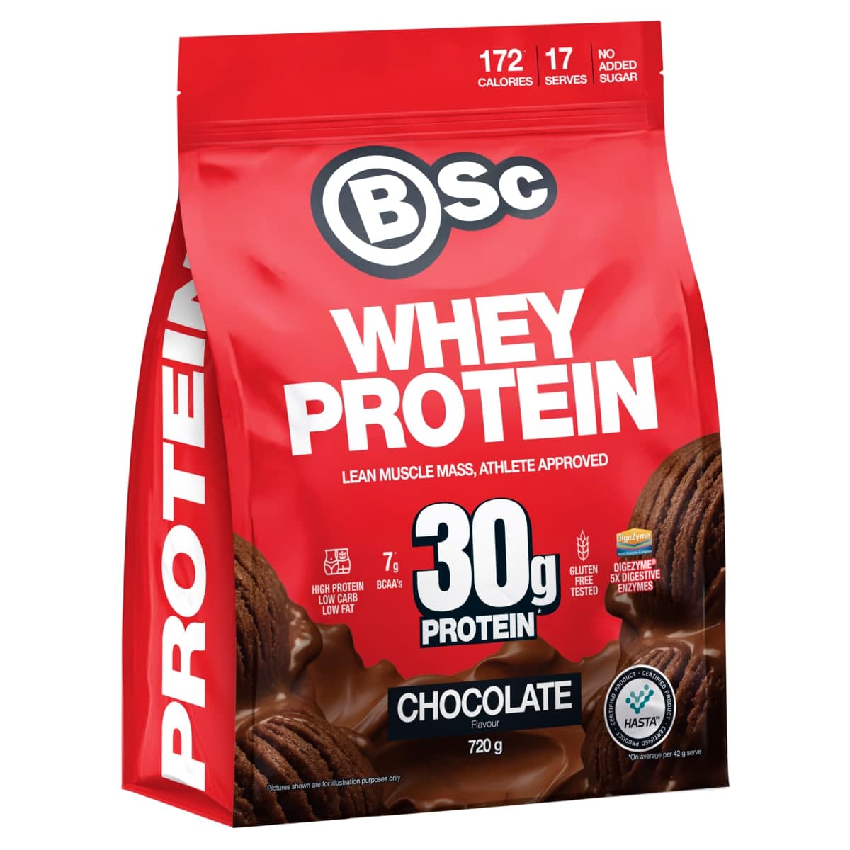 Thumbnail BSc Whey Protein Powder Chocolate 720g