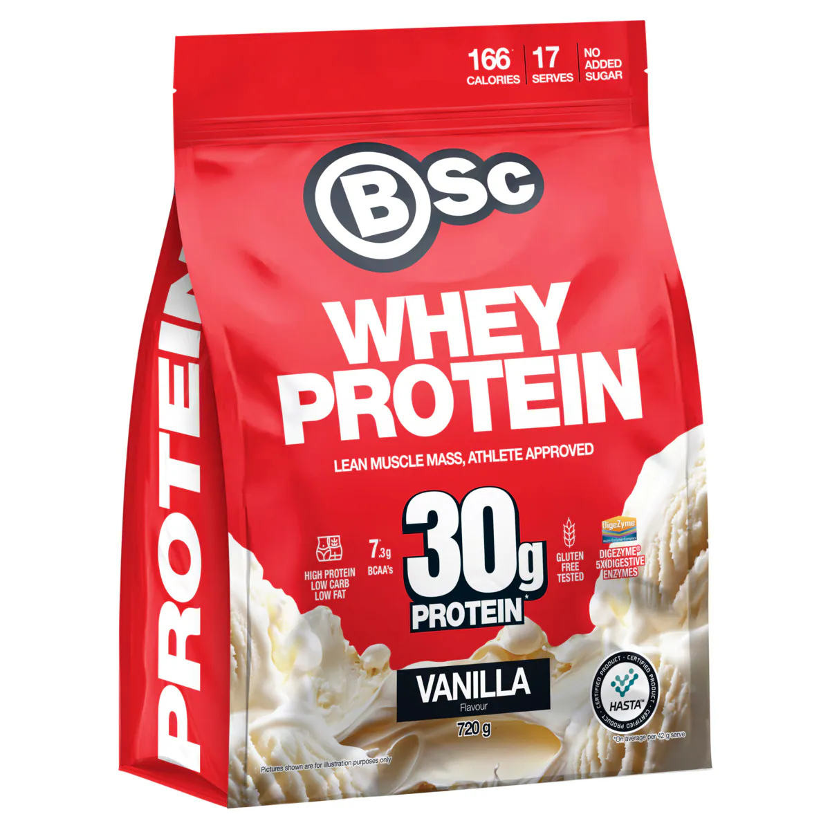 Thumbnail BSc Whey Protein Powder Vanilla 720g