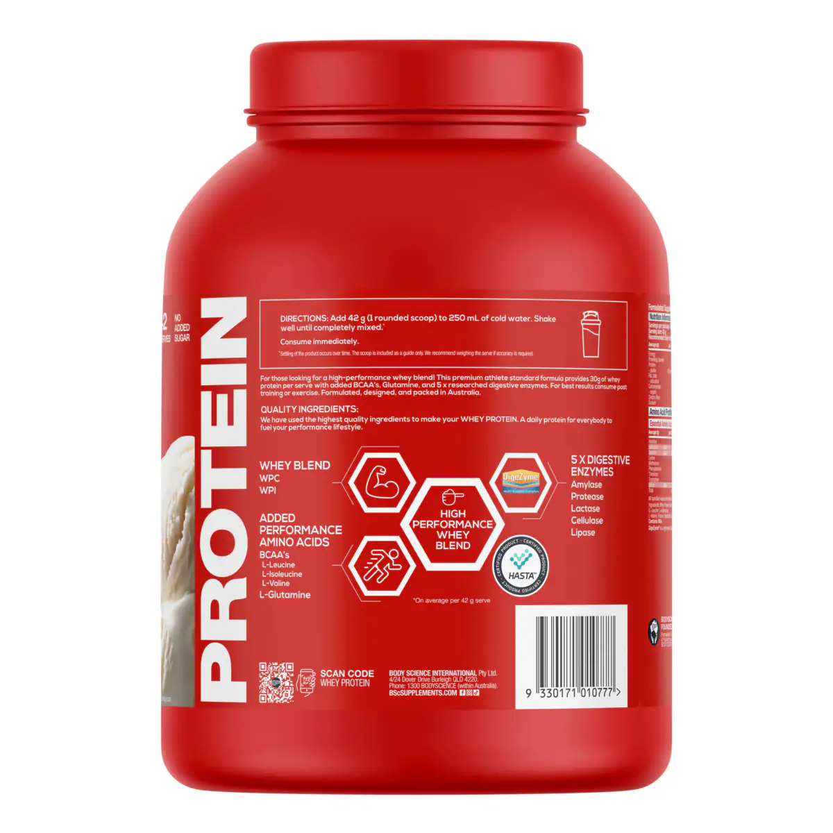 Thumbnail BSc Whey Protein Powder Vanilla - 1.8kg