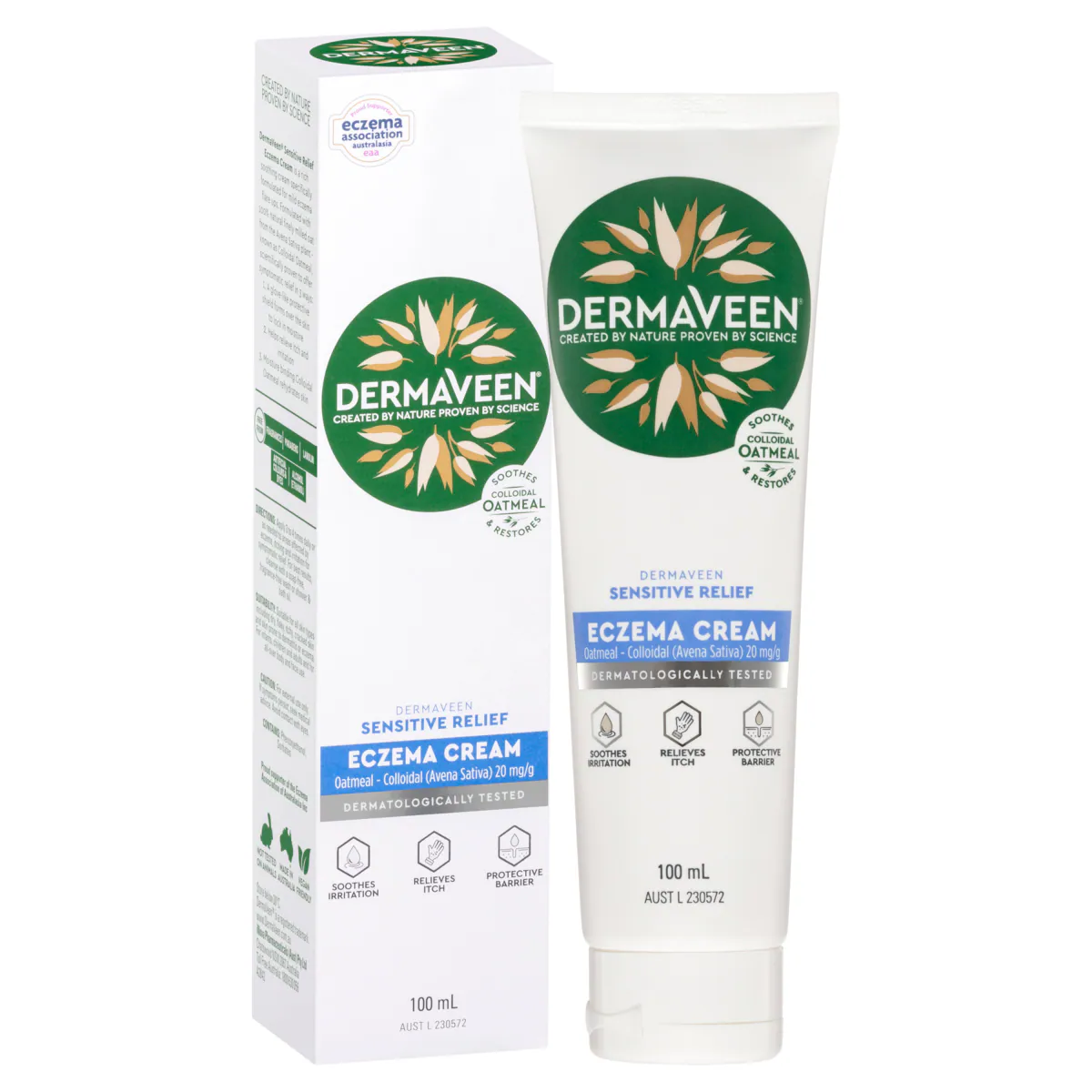 Thumbnail DermaVeen Sensitive Relief Eczema Cream 100ml