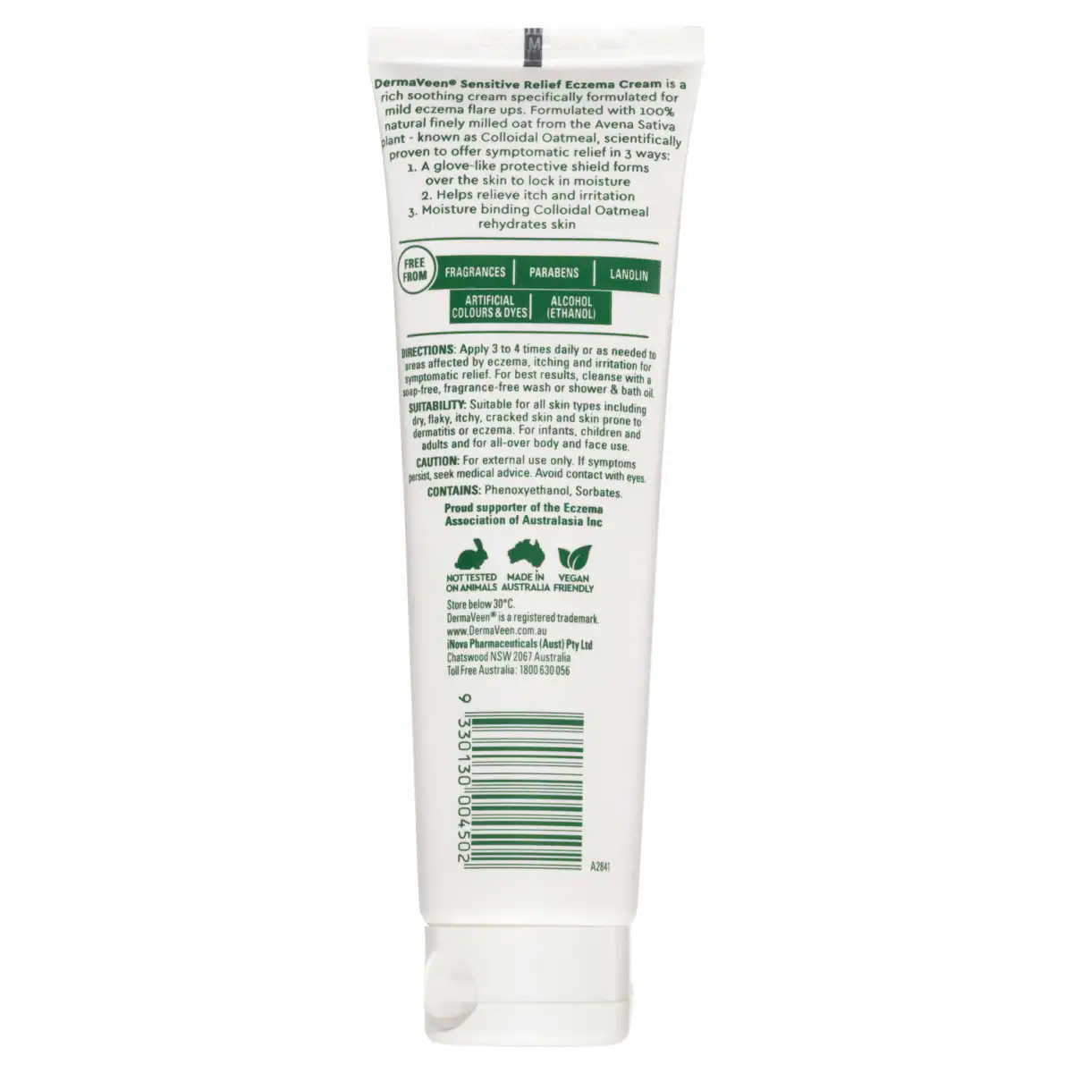 Thumbnail DermaVeen Sensitive Relief Eczema Cream 100ml