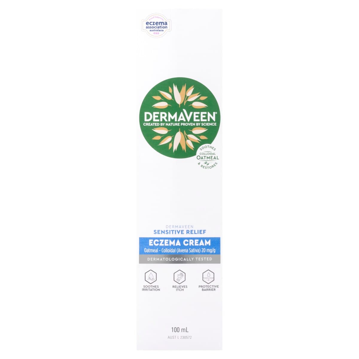 Thumbnail DermaVeen Sensitive Relief Eczema Cream 100ml