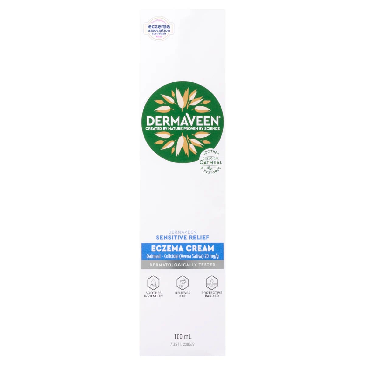 Thumbnail DermaVeen Sensitive Relief Eczema Cream 100ml