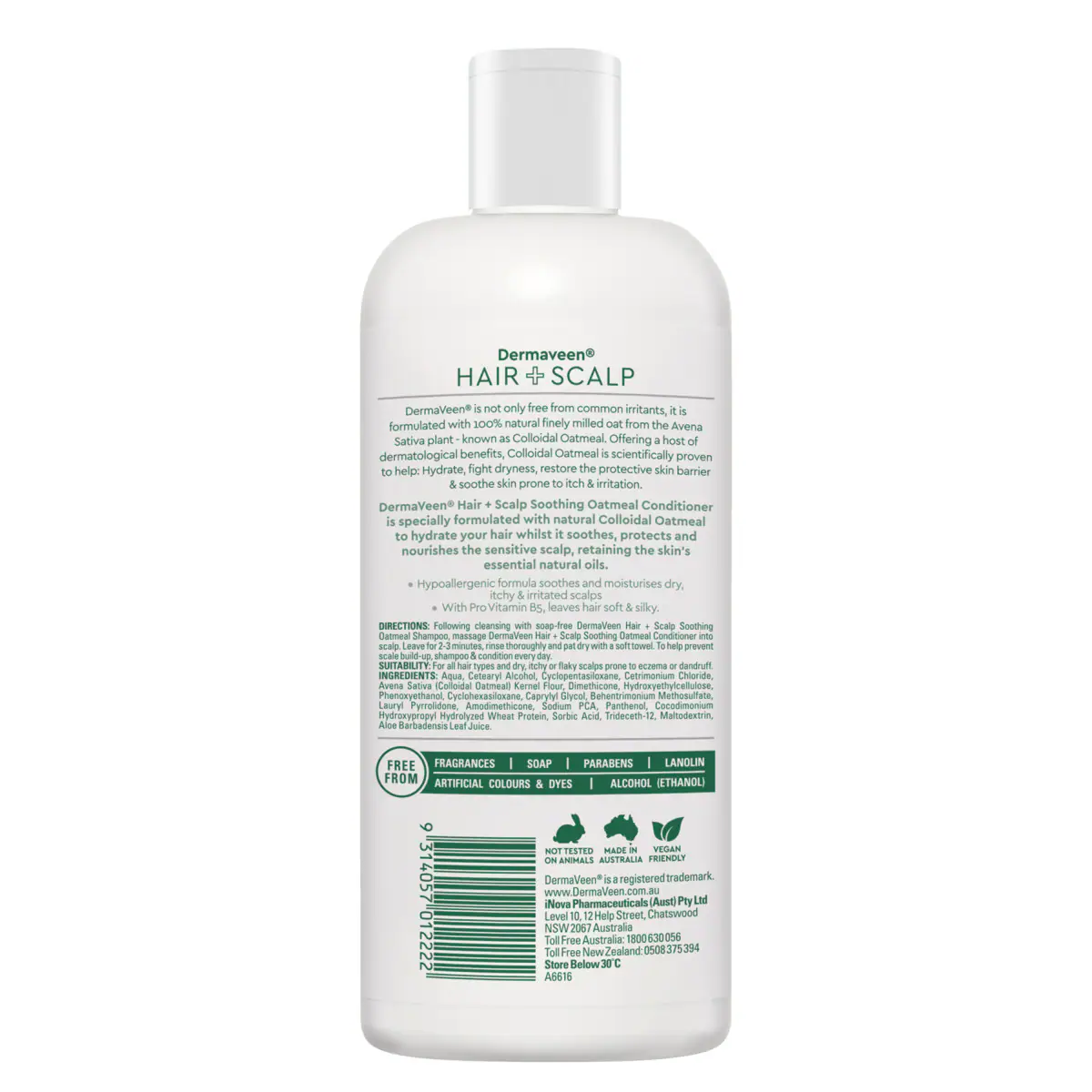 Thumbnail DermaVeen Oatmeal Conditioner 500ml