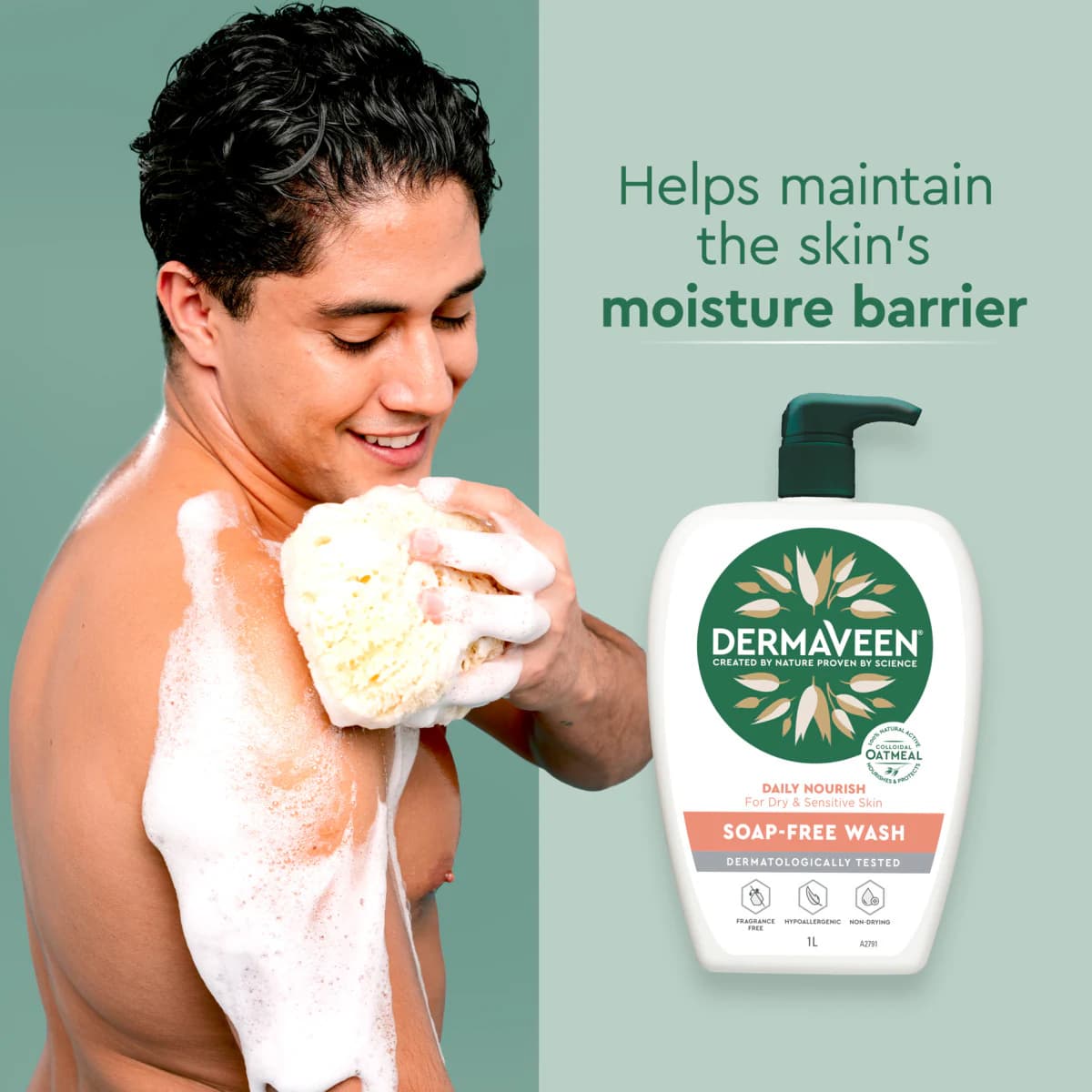Thumbnail DermaVeen Daily Nourish Soap Free Wash 1 Litre