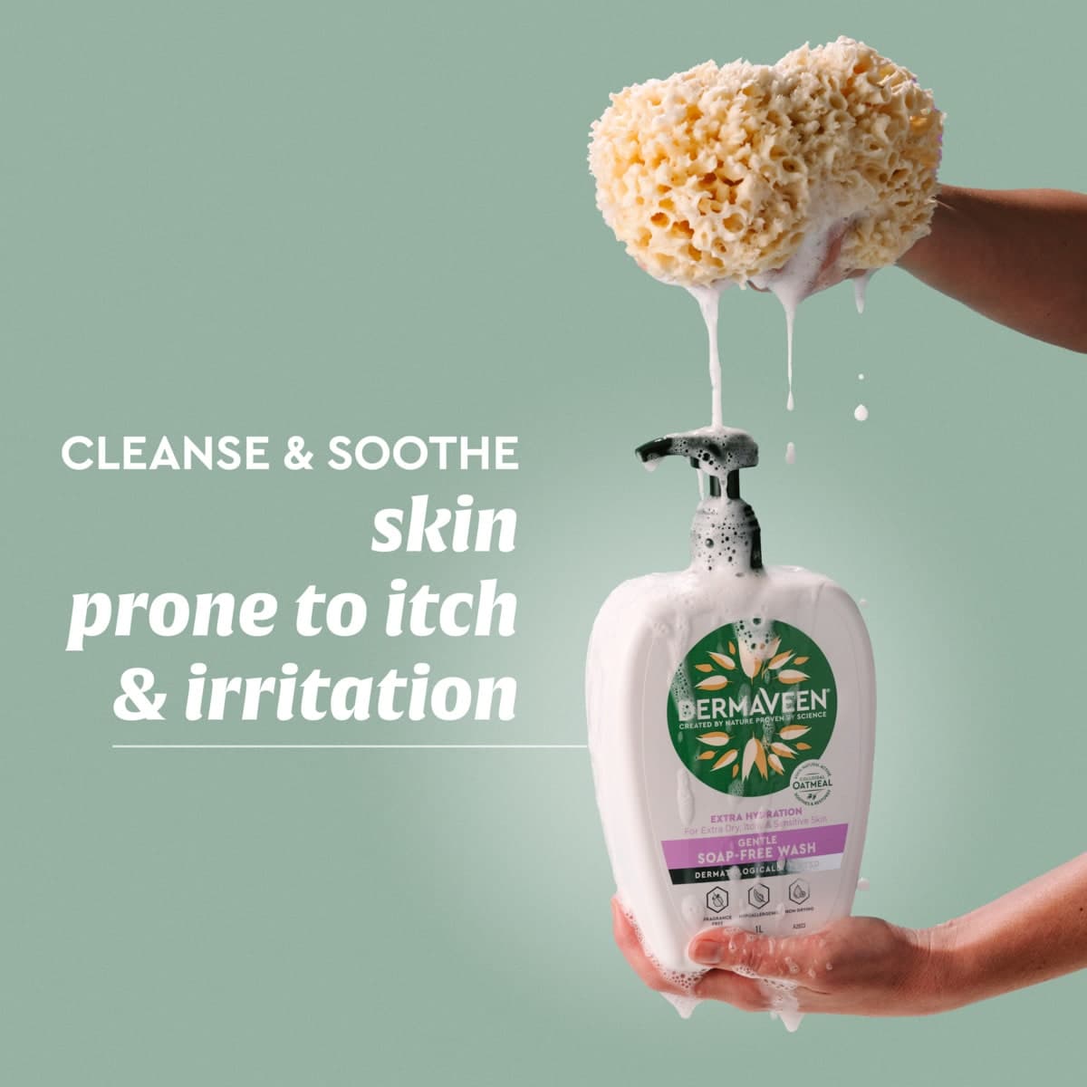 Thumbnail DermaVeen Extra Hydration Gentle Soap Free Wash 1 Litre