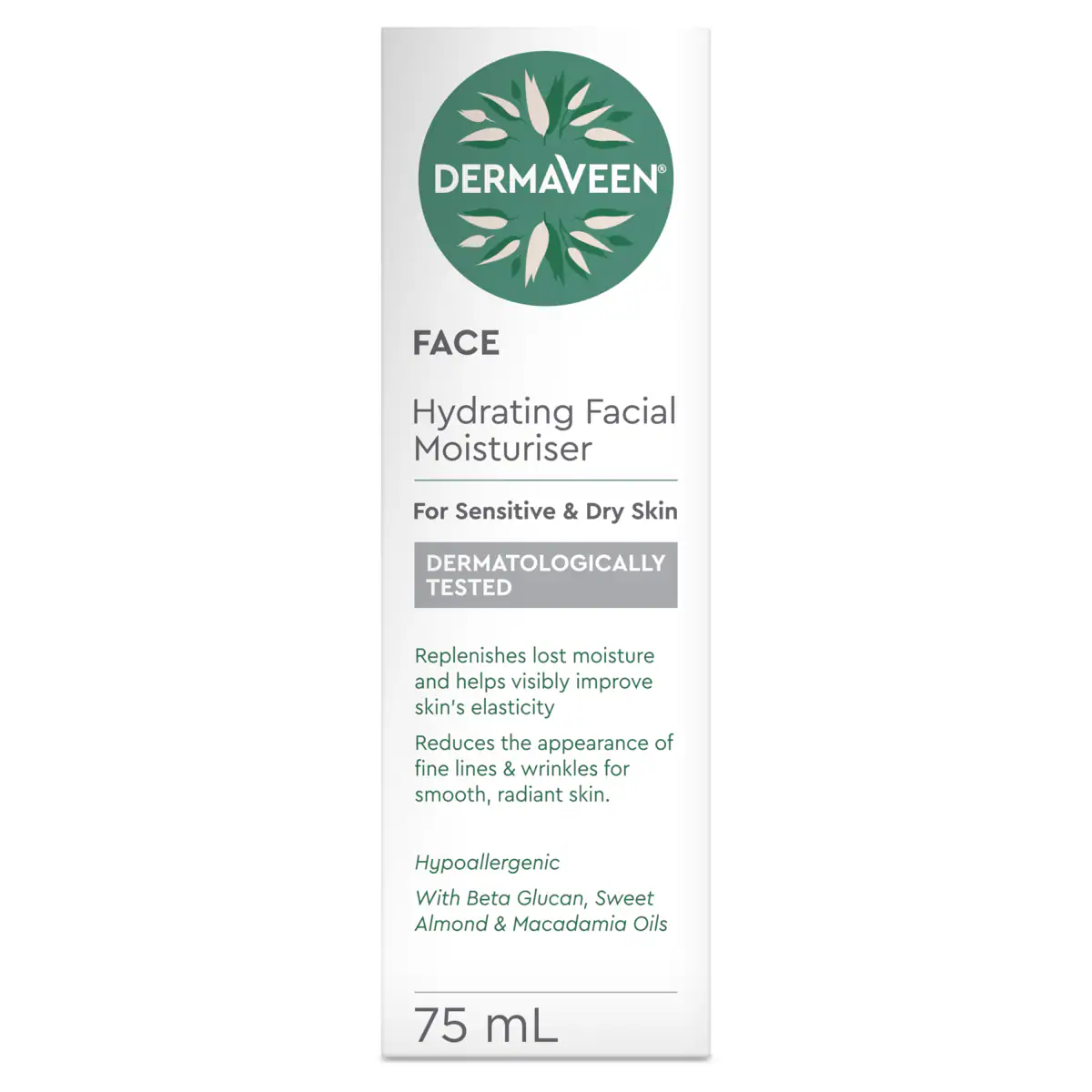 Thumbnail DermaVeen Hydrating Facial Moisturiser 75ml