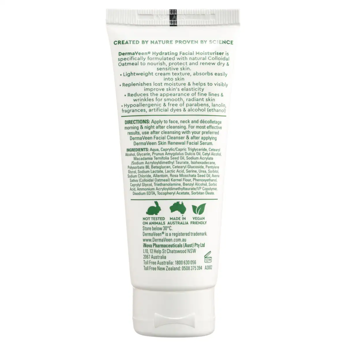 Thumbnail DermaVeen Hydrating Facial Moisturiser 75ml