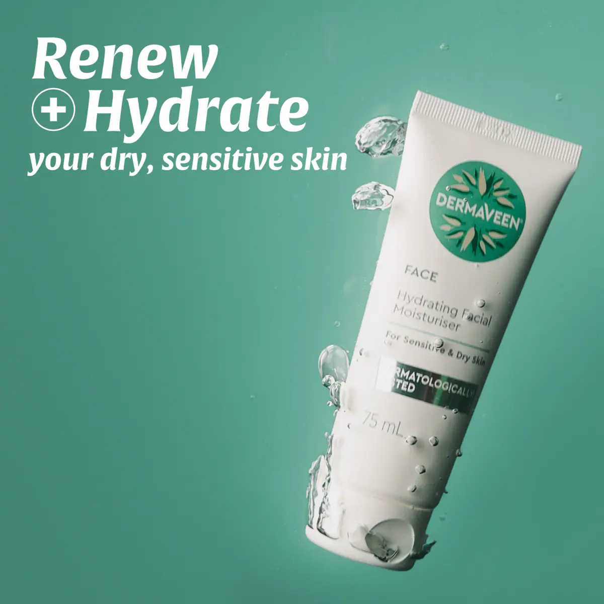 Thumbnail DermaVeen Hydrating Facial Moisturiser 75ml