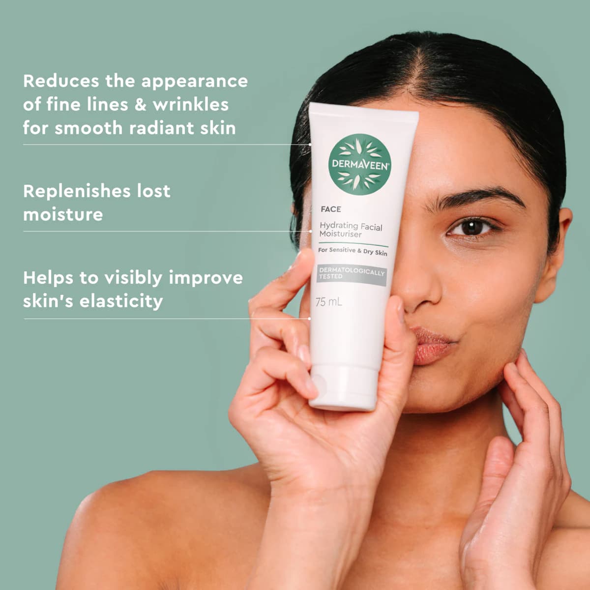 Thumbnail DermaVeen Hydrating Facial Moisturiser 75ml