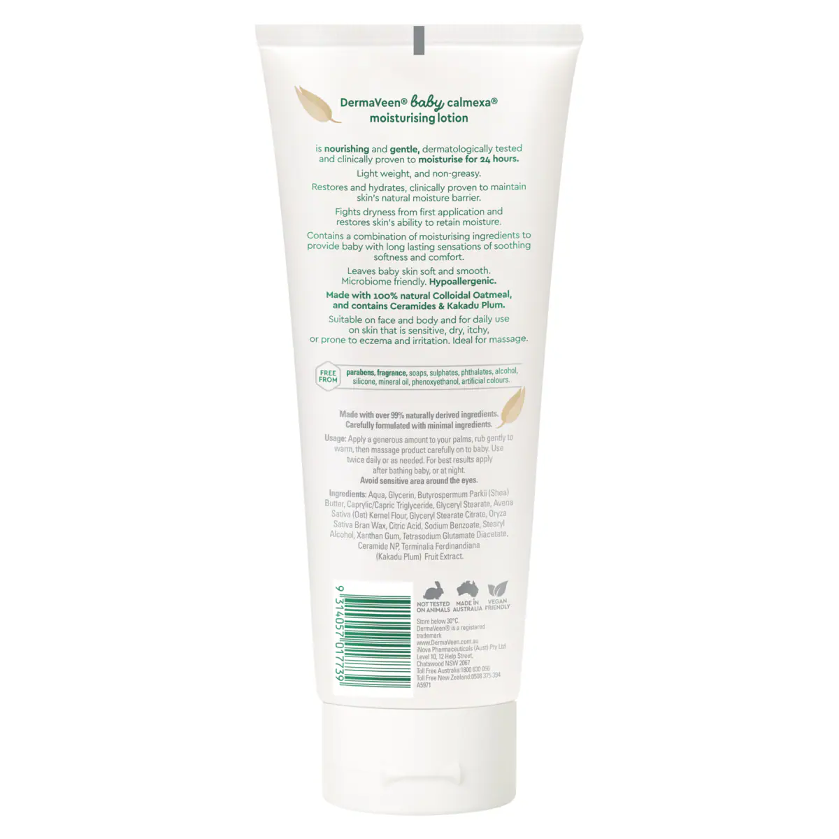 Thumbnail DermaVeen Baby Calmexa Moisturising Lotion 250ml