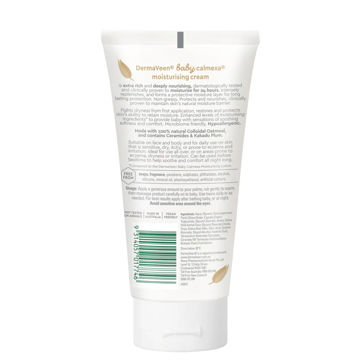 Thumbnail DermaVeen Baby Calmexa Extra Rich Moisturising Cream 150g