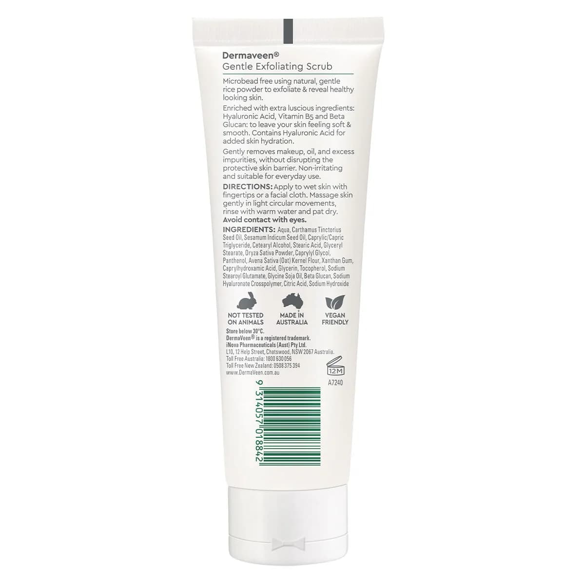 Thumbnail DermaVeen Gentle Exfoliating Face Scrub 125ml