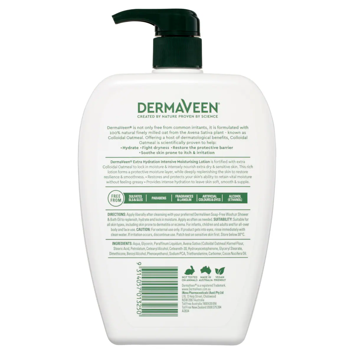 Thumbnail DermaVeen Extra Hydration Intensive Moisturising Lotion 1 Litre