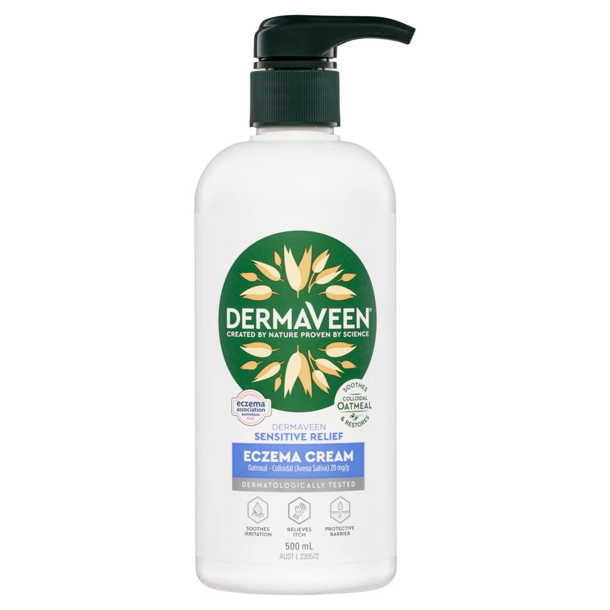Thumbnail DermaVeen Sensitive Relief Eczema Cream 500ml