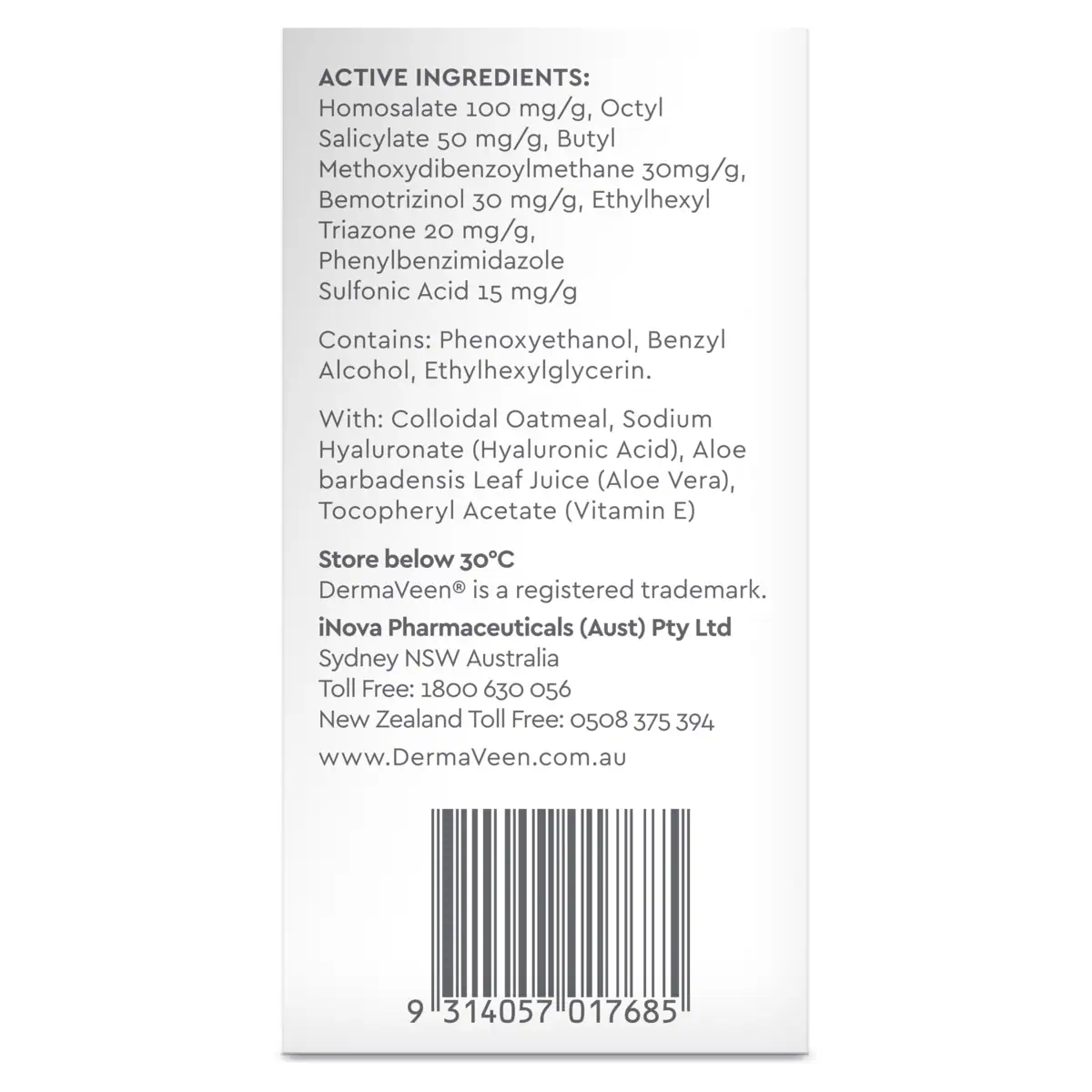 Thumbnail DermaVeen Ultra Light Day Lotion SPF50+ 50ml