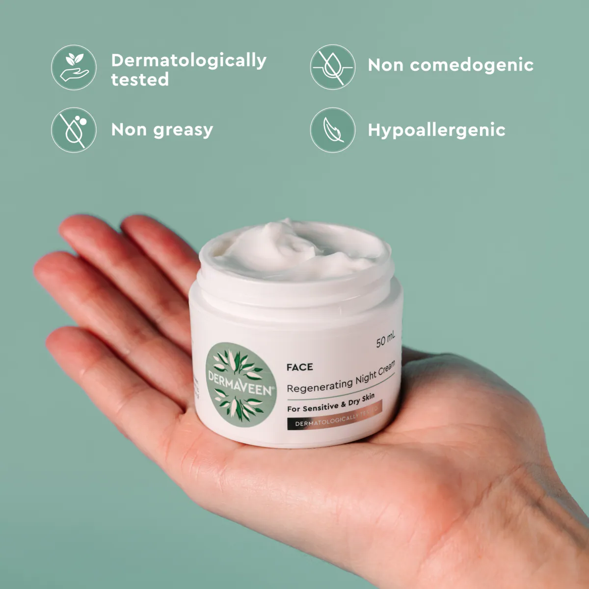 Thumbnail DermaVeen Face Regenerating Night Cream 50ml
