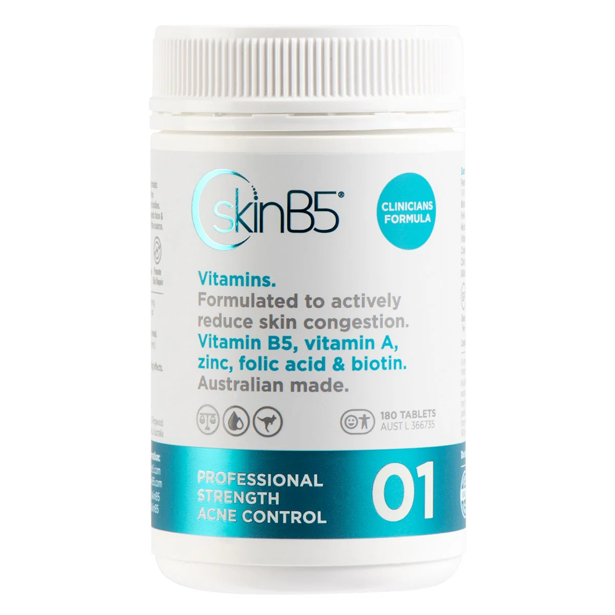 Thumbnail SkinB5 Professional Strength Acne Control Vitamins 180 Tablets