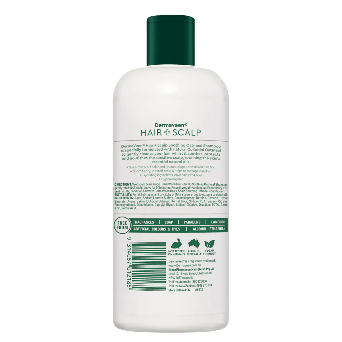 Thumbnail DermaVeen Oatmeal Shampoo 250ml