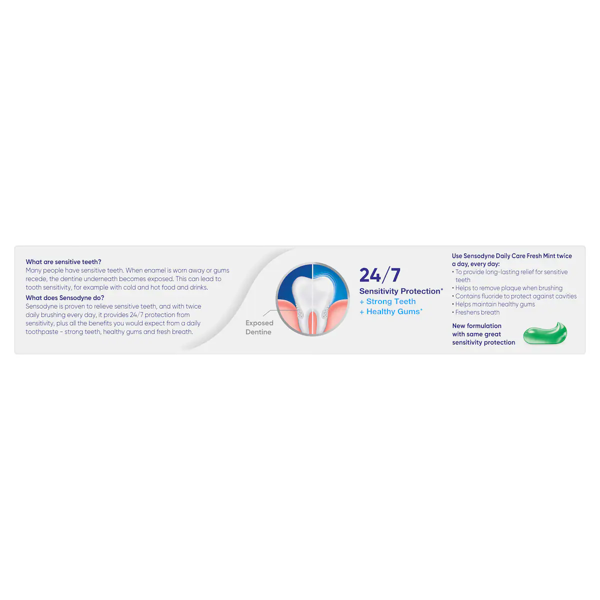 Thumbnail Sensodyne Daily Care Fresh Mint Toothpaste 100g