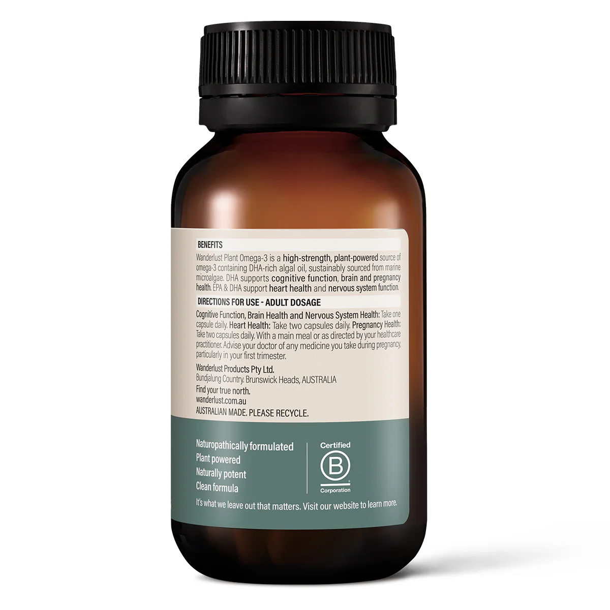 Thumbnail Wanderlust Plant Omega-3 60 Capsules