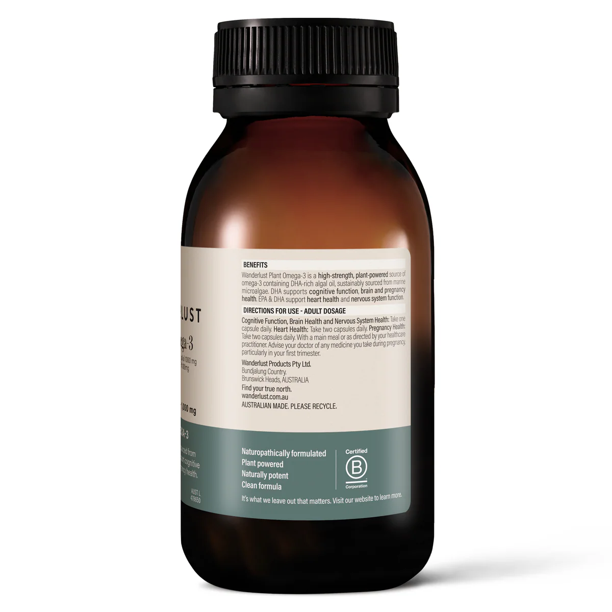 Thumbnail Wanderlust Plant Omega-3 120 Capsules