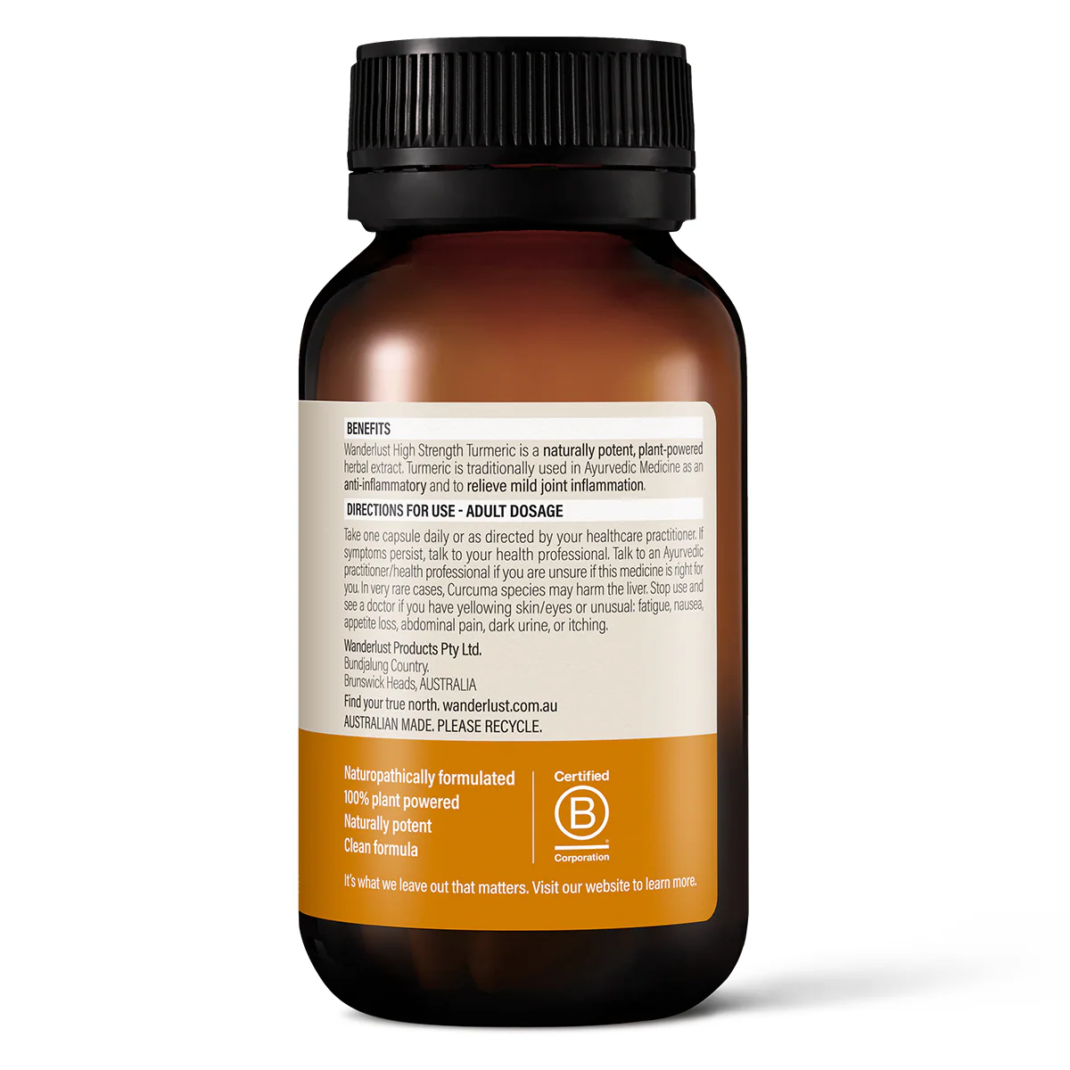 Thumbnail Wanderlust High Strength Turmeric 100 Capsules