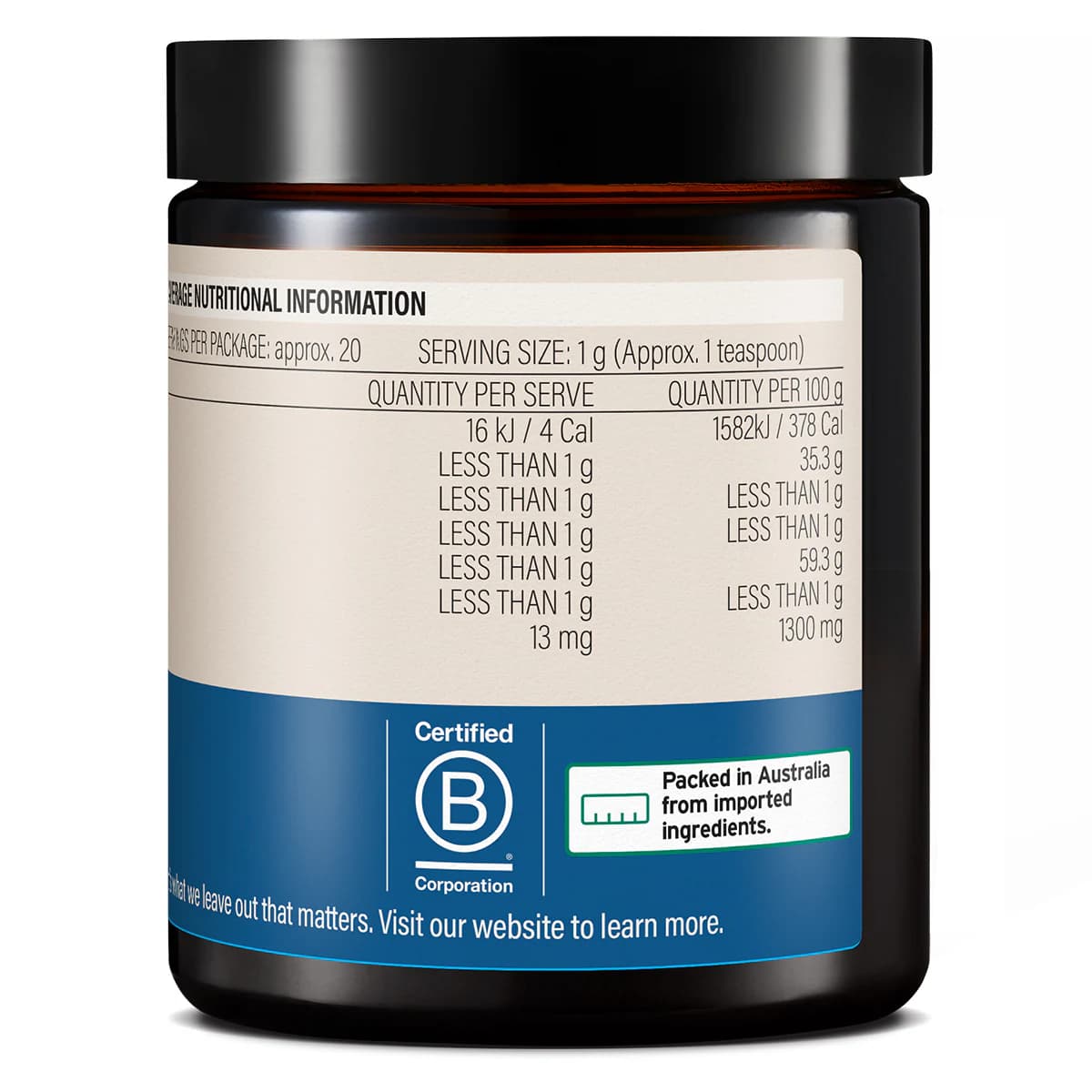Thumbnail Wanderlust Organic Blue Spirulina 20g