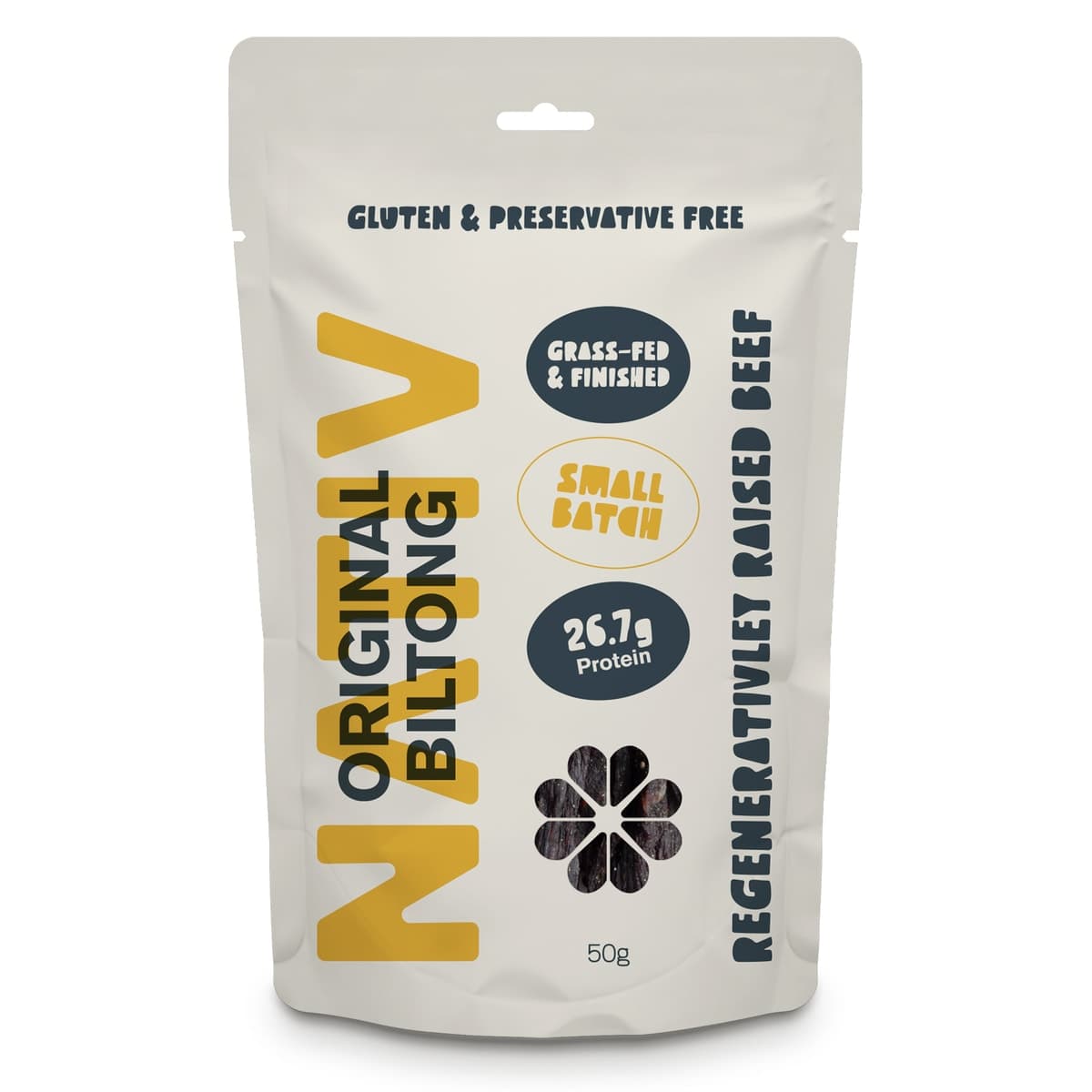 Thumbnail Nativ Foods Grass-Fed Beef Biltong Original 50g